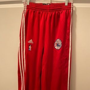 Vintage Adidas Philadelphia 76ers Adidas Clima365 Warmup Sweatpants